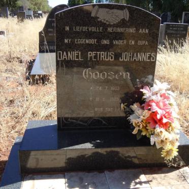 GOOSEN Daniel Petrus Johannes 1903-1985