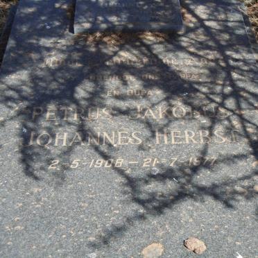 HERBST Petrus Jakobus Johannes 1908-1977