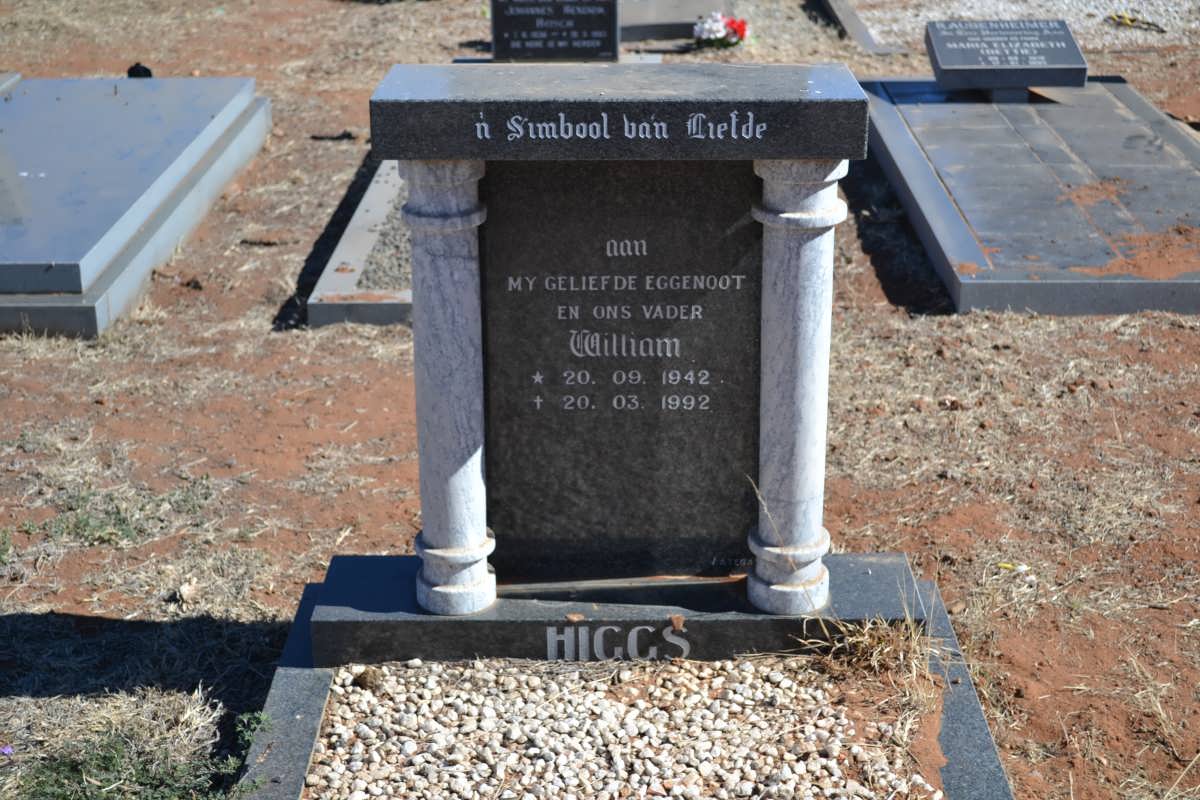 HIGGS William 1942-1992