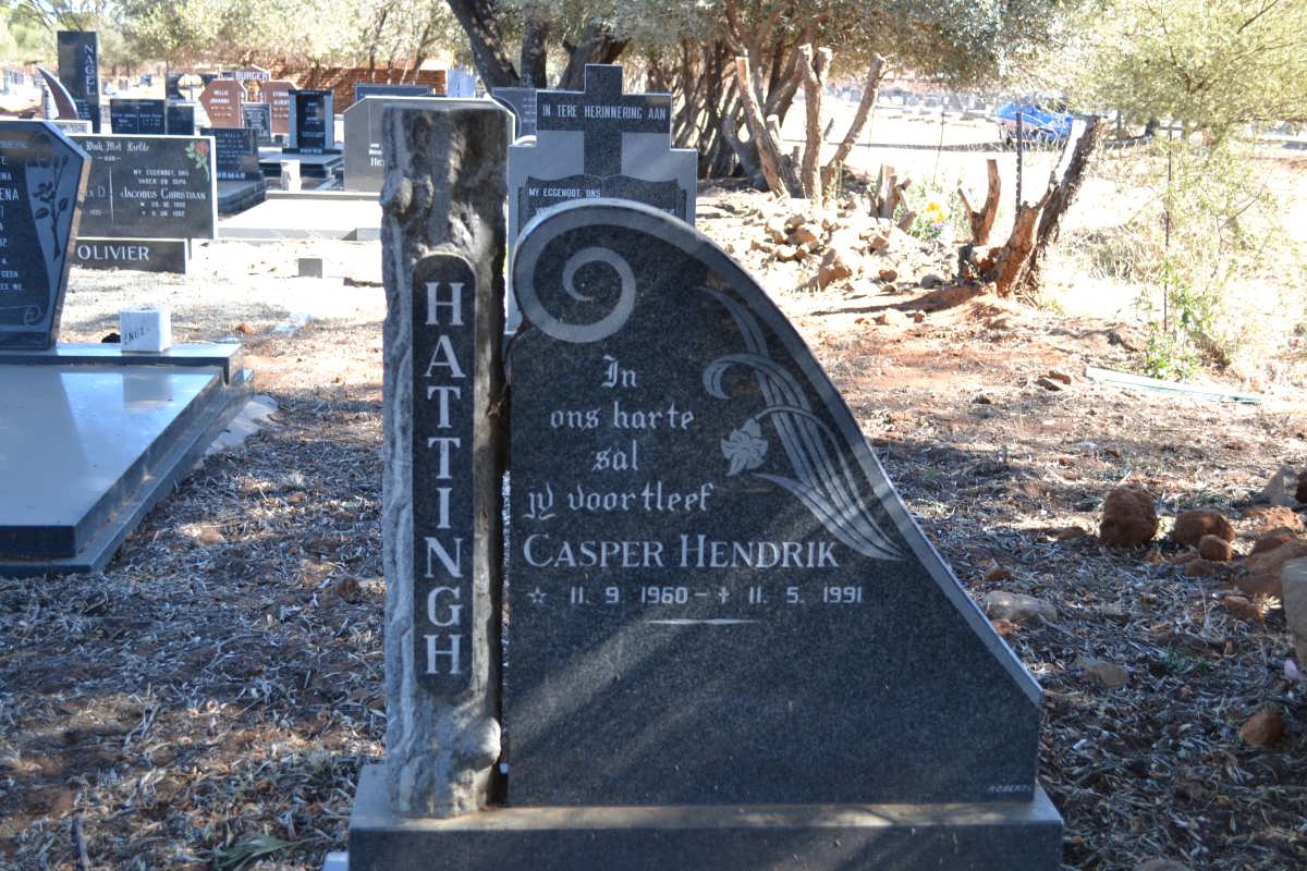 HATTINGH Casper Hendrik 1960-1991