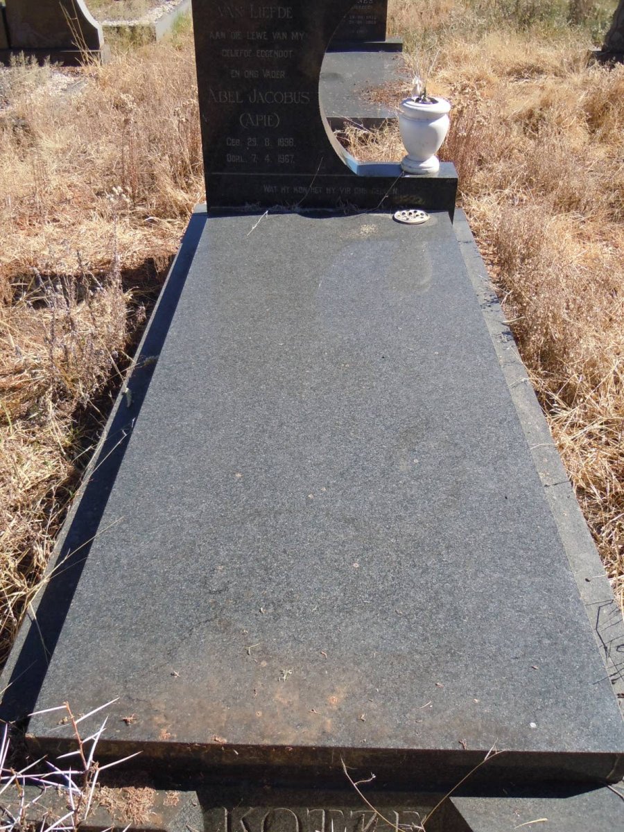 KOTZE Abel Jacobus 1896-1967