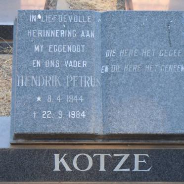 KOTZE Hendrik Petrus 1944-1984