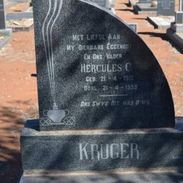 KRUGER Hercules C. 1915-1959