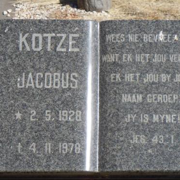 KOTZE Jacobus 1928-1978