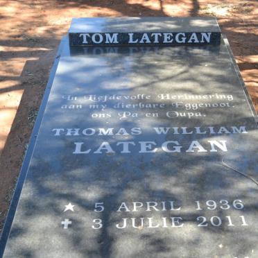 LATEGAN Thomas William 1936-2011