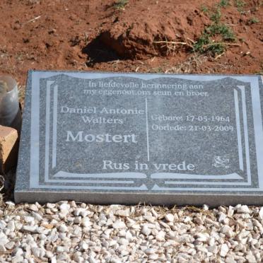 MOSTERT Daniel Antonie Walters 1964-2009