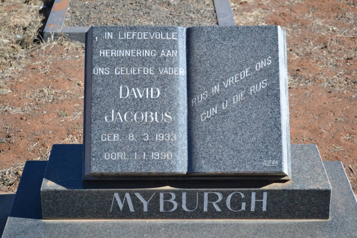 MYBURGH David Jacobus 1933-1990