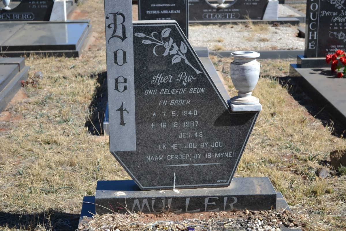 MULLER Boet 1940-1987