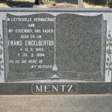 MENTZ Frans Engelbertus 1940-1984