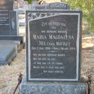 NEL Maria Magdalena nee MARITZ 1886-1944