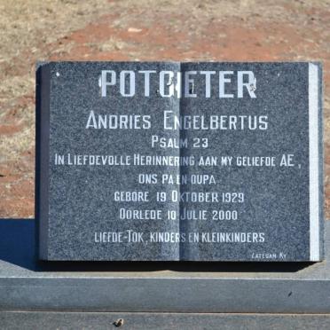 POTGIETER Andries Engelbertus 1929-2000