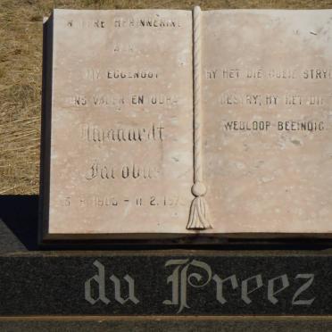 PREEZ Mynhardt Jacobus, du 1903-1979