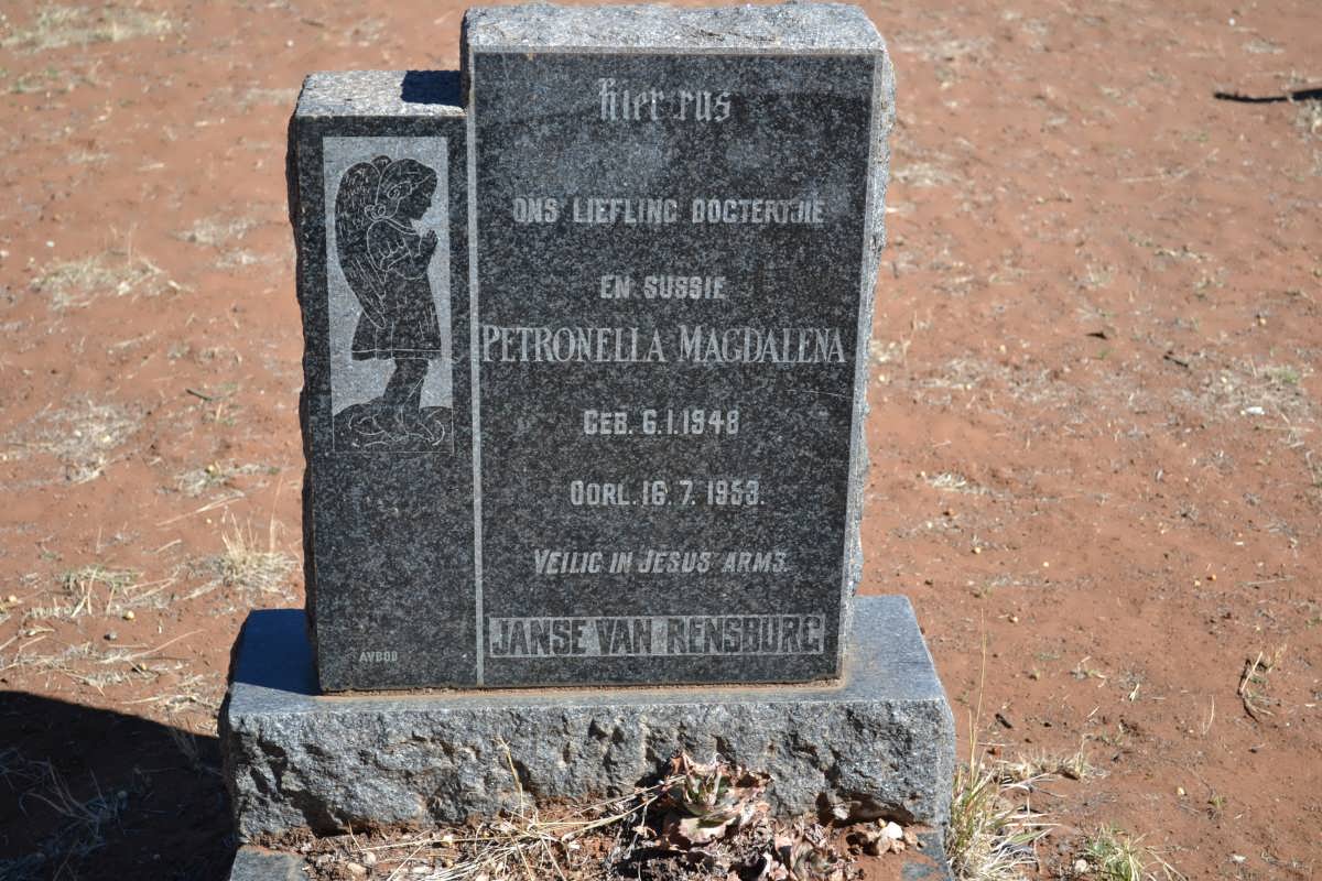 RENSBURG Petronella Magdalena, Janse van 1948-1953