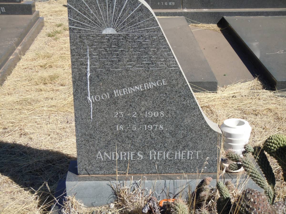 REICHERT Andries 1908-1978