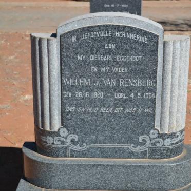 RENSBURG Willem J., van 1920-1964