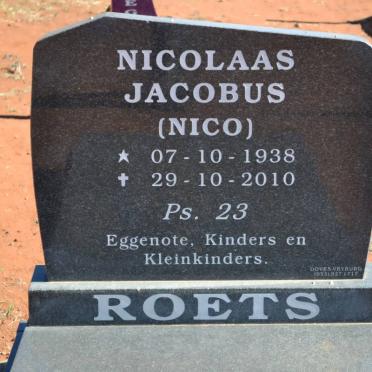 ROETS Nicolaas Jacobus 1938-2010