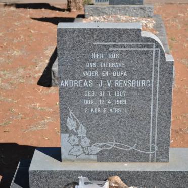 RENSBURG Andreas, J. v. 1907-1989