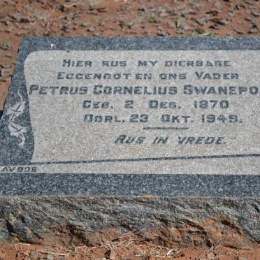 SWANEPOEL Petrus Cornelius 1870-1949