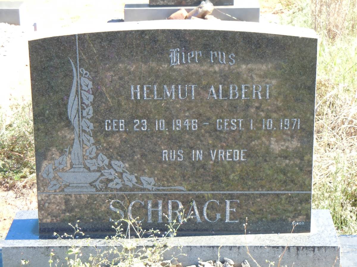 SCHRAGE Helmut Albert 1946-1971