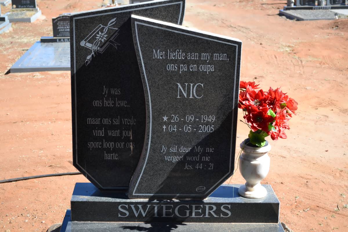 SWIEGERS Nic 1949-2005
