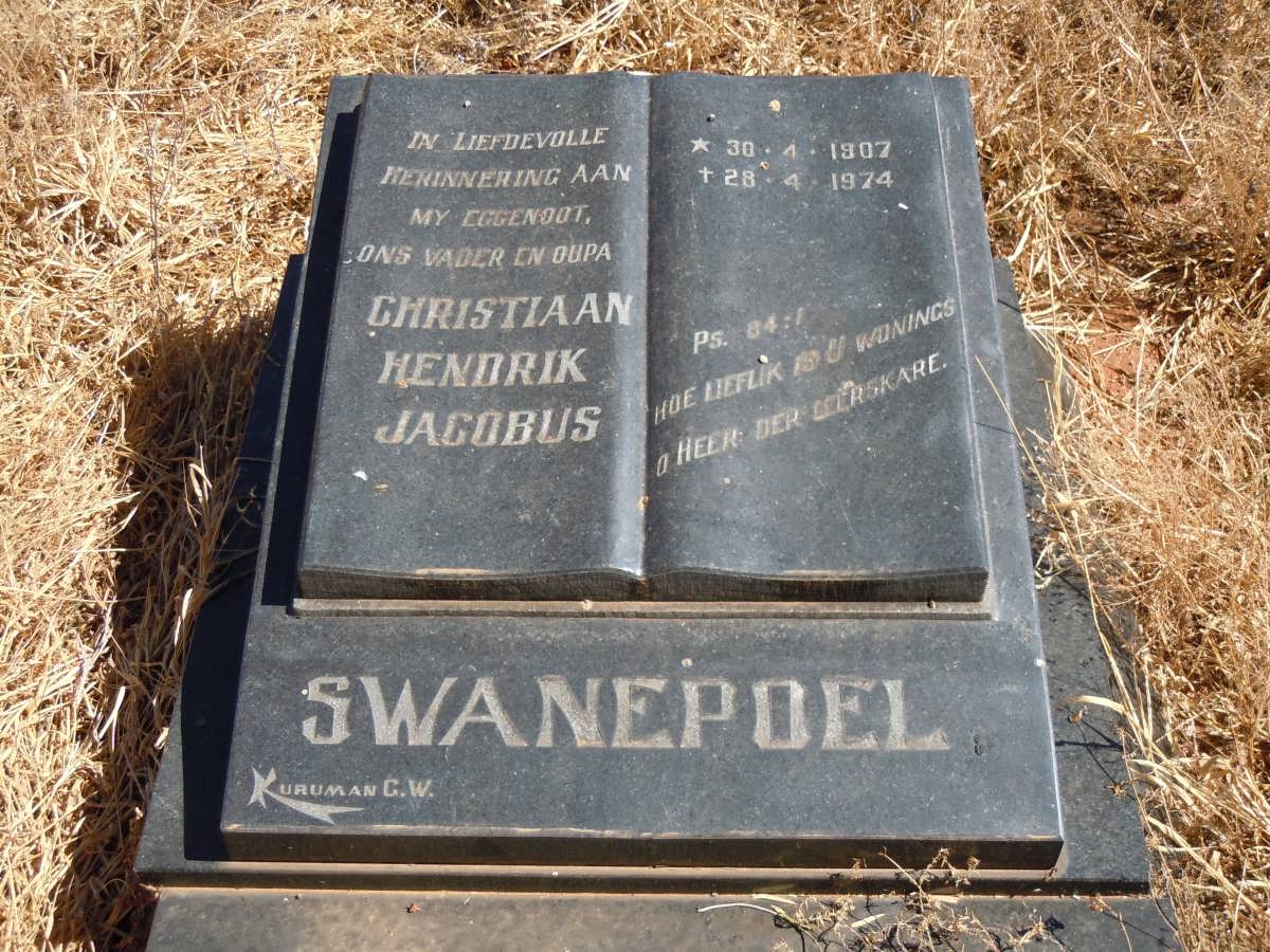 SWANEPOEL Christiaan Hendrik Jacobus 1907-1974