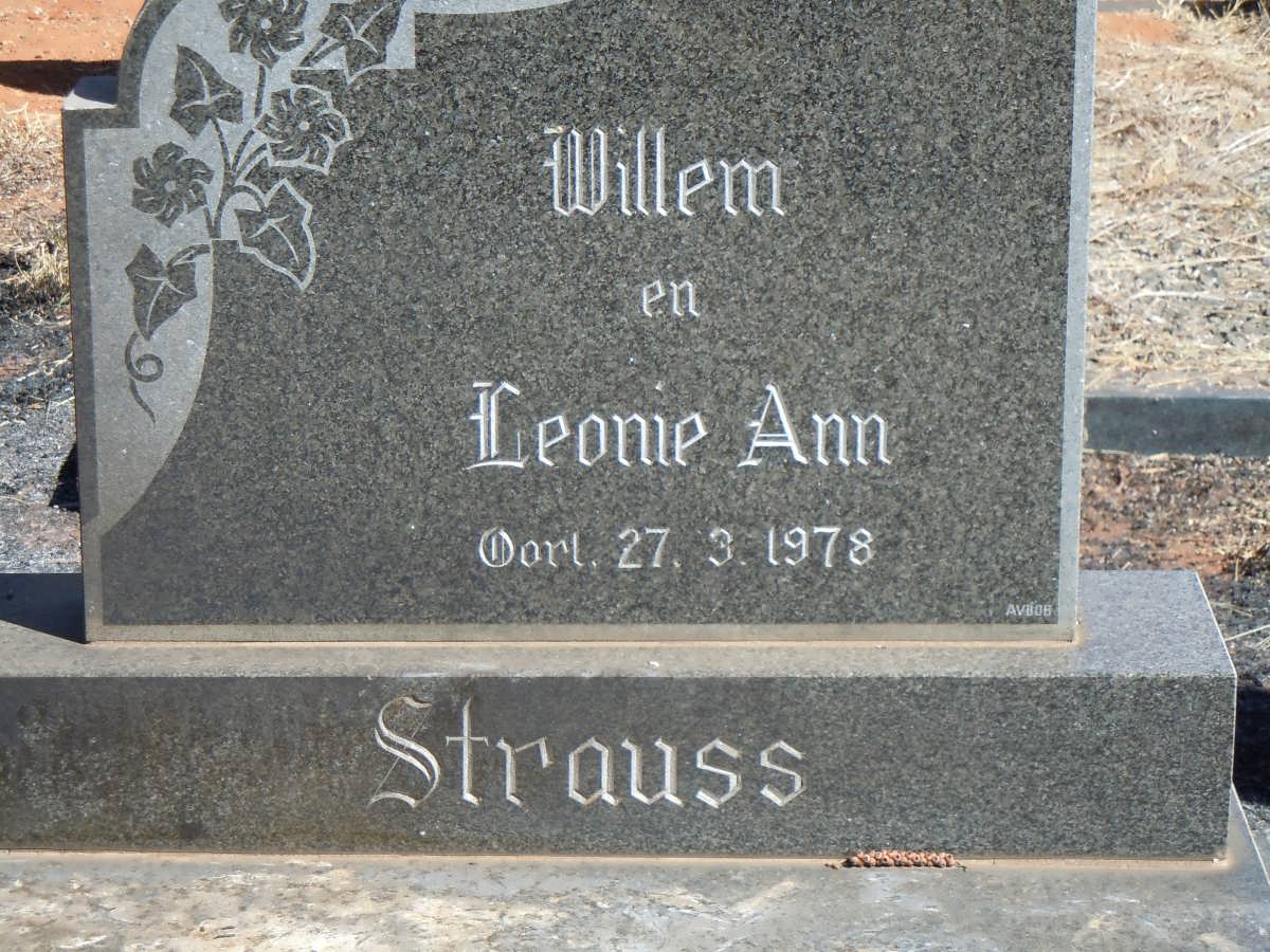 STRAUSS Willem -1978 :: STRAUSS Leonie Anna -1978