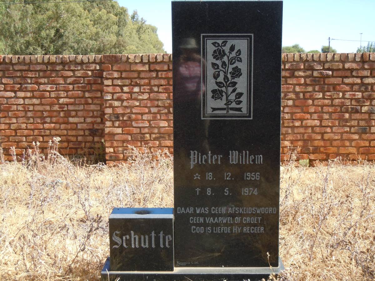 SCHUTTE Pieter Willem 1956-1974