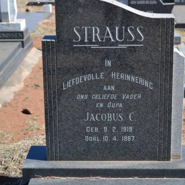 STRAUSS Jacobus C. 1919-1987