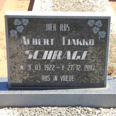 SCHRAGE Albert Tjakko 1922-1997