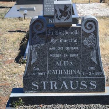STRAUSS Alida Catharina 1907-1990