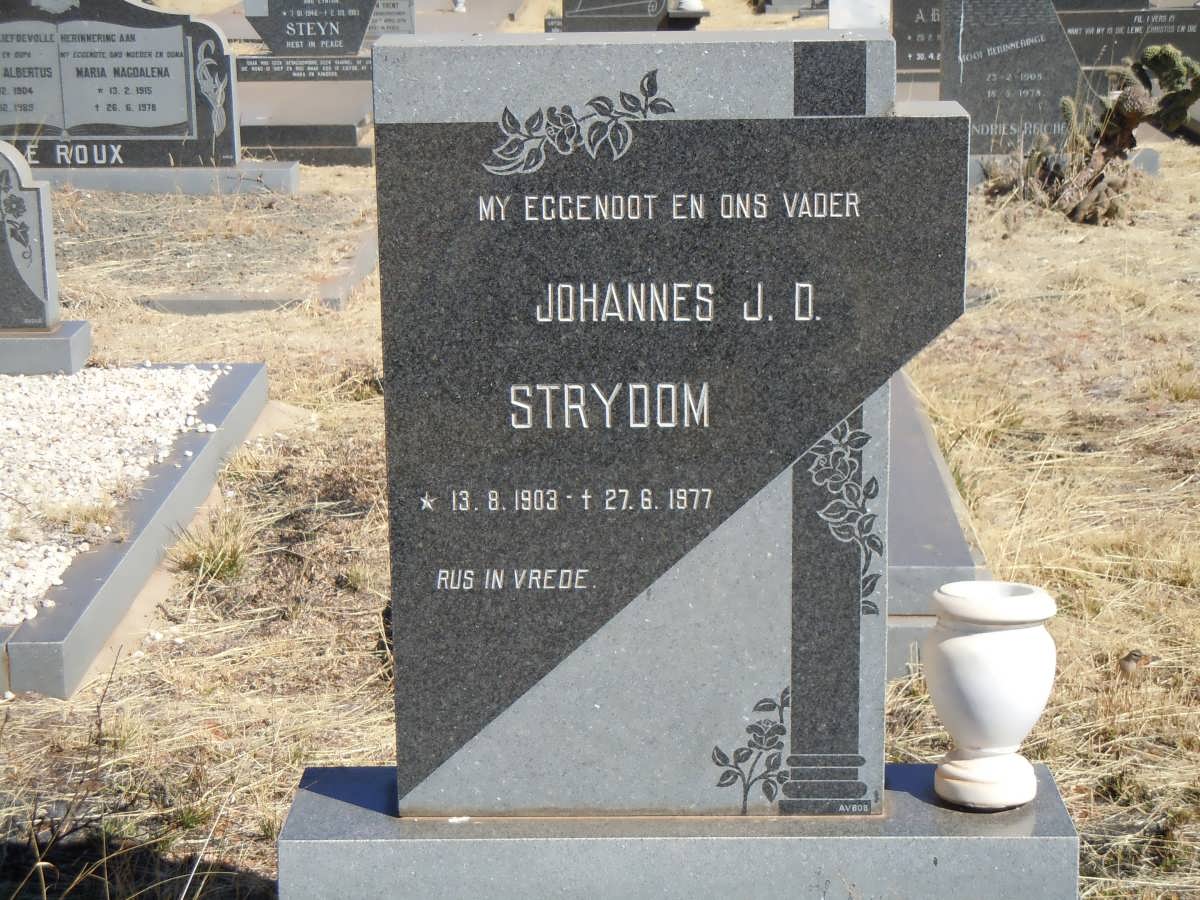 STRYDOM Johannes J.D. 1903-1977