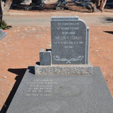 STRAUSS Willem P. 1903-1964 :: STRAUSS Jacobus Coenradus 1939-1998
