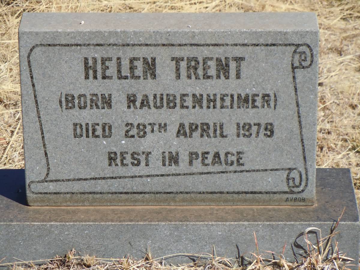 TRENT Helen nee RAUBENHEIMER -1979