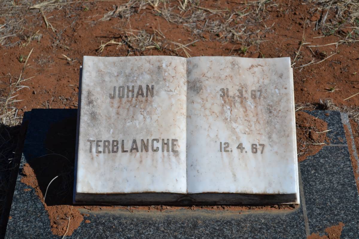 TERBLANCHE Johan 1967-1967