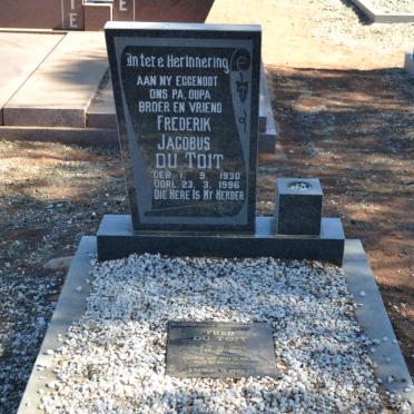 TOIT Frederik Jacobus, du 1930-1996 :: DU TOIT Fred 1965-2008