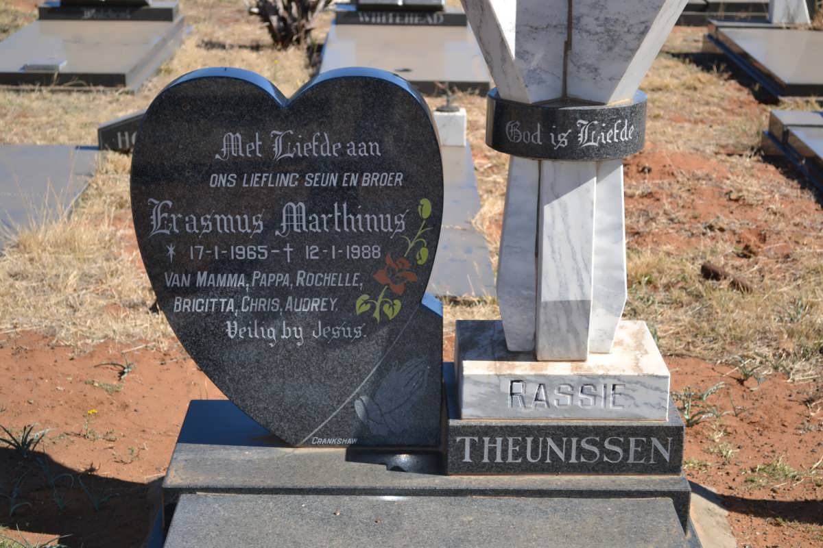 THEUNISSEN Erasmus Marthinus 1965-1988
