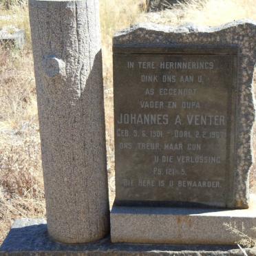 VENTER Johannes A. 1901-1967