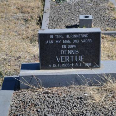 VERTUE Dennis 1925-1991