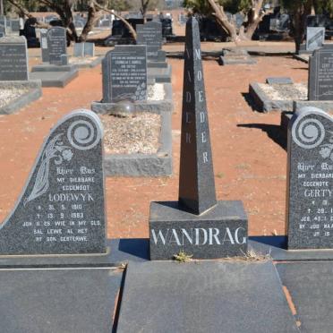 WANDRAG Lodewyk 1910-1983 &amp; Gerty 1911-2001