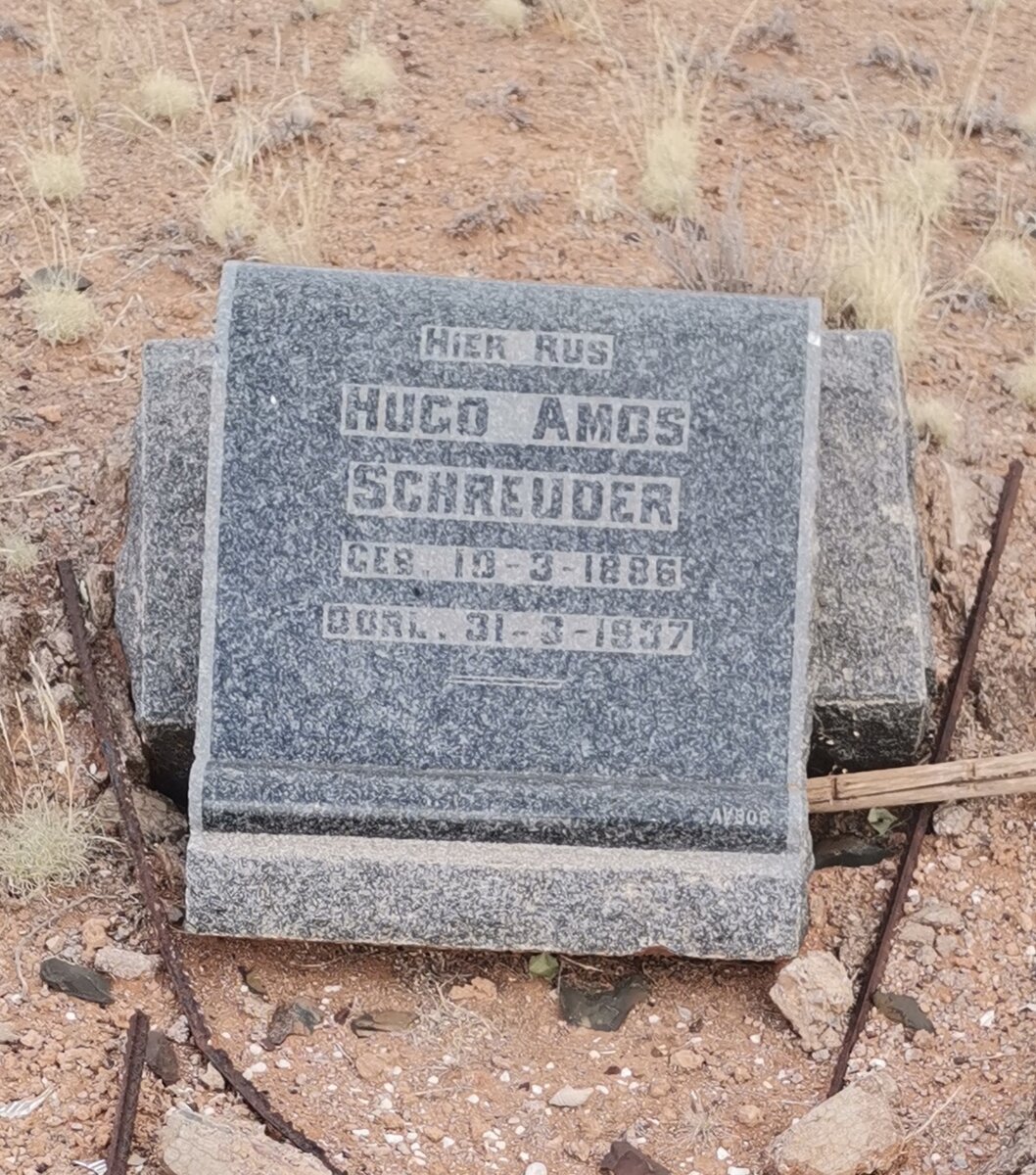 SCHREUDER Hugo Amos 1886-1937