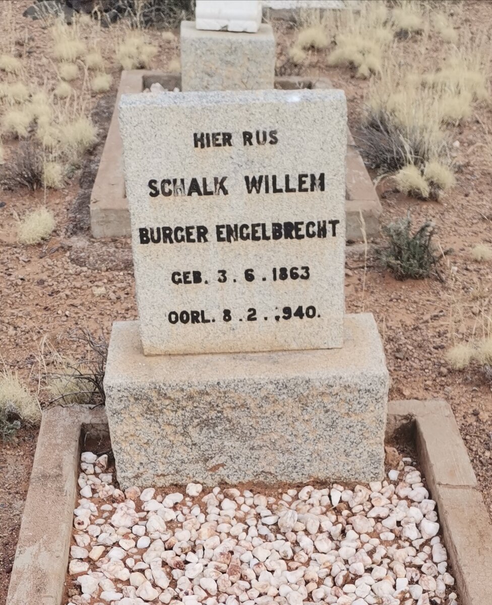 ENGELBRECHT Schalk Willem Burger 1863-1940
