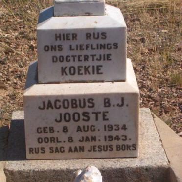 JOOSTE Jacobus B.J. 1934-1943