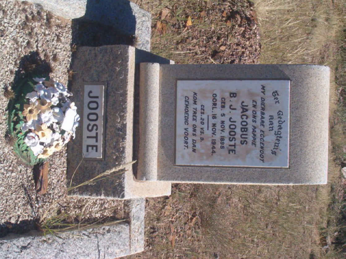 JOOSTE Jacobus B.J. 1898-1944