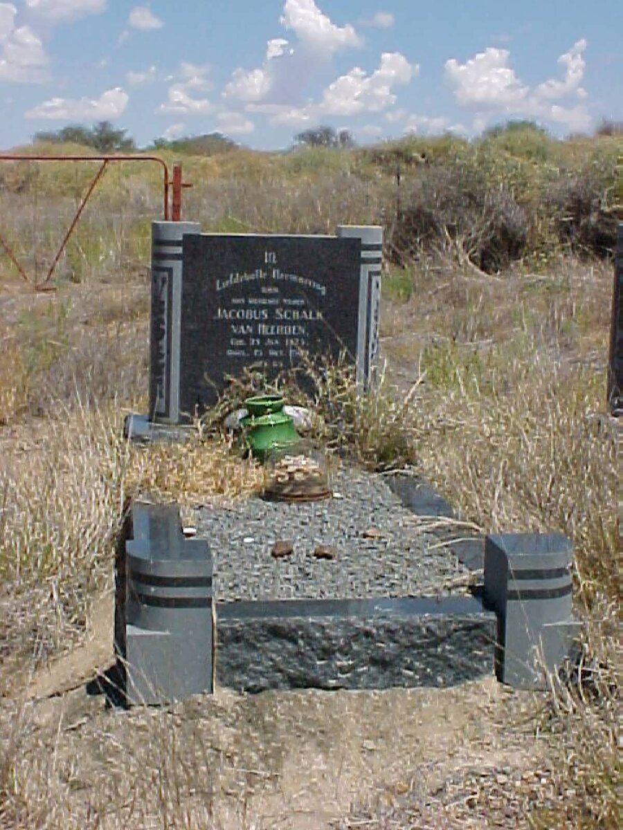 HEERDEN Jacobus Schalk, van 1875-1969