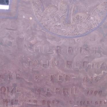 REDMAN John 1826-1900