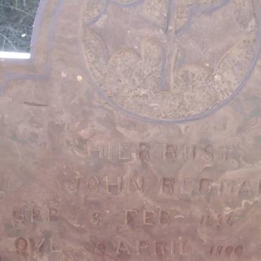 REDMAN John 1826-1900