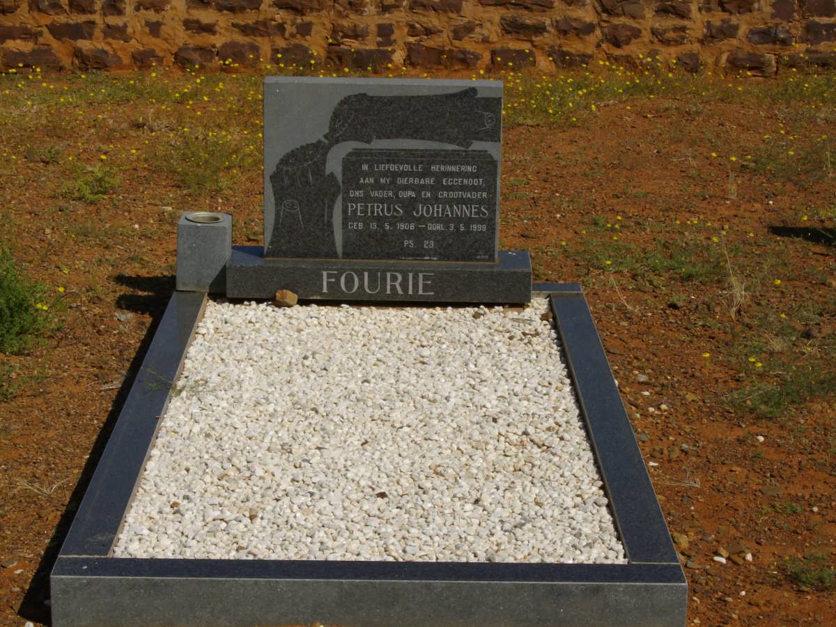 FOURIE Petrus Johannes 1906-1999