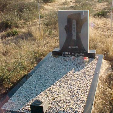 FOURIE Hester Magdalena nee MARITZ 1898-1983