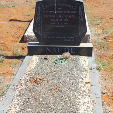 NAUDE Hendrik Christoffel 1898-1967