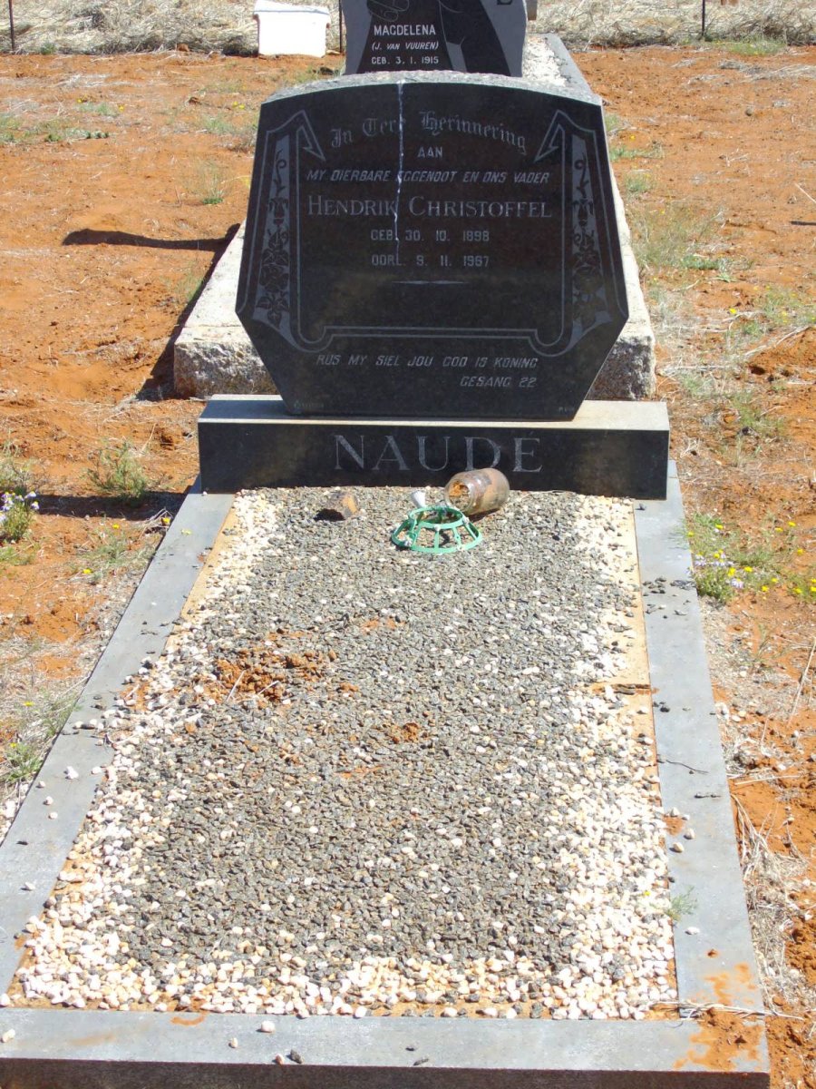 NAUDE Hendrik Christoffel 1898-1967